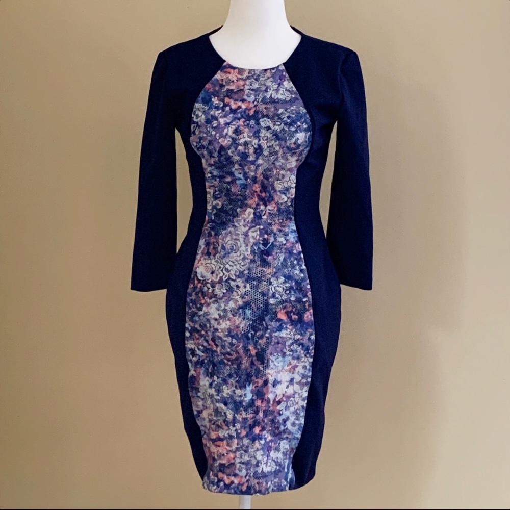 Antonio Melani- Long sleeve sheath dress